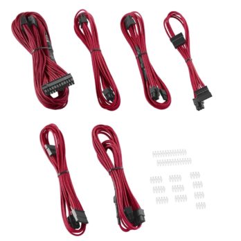 CableMod C-Series Rmi, zestaw RMx ModFlex Essentials – czerwony