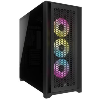 Obudowa Corsair iCUE 5000D RGB AIRFLOW Mid-Tower ATX Tempered Glass Black (CC-9011242-WW)