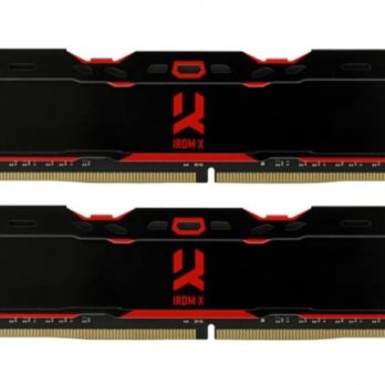 GOODRAM DDR4 16GB PC4-25600 (3200MHz) 16-20-20 DUAL CHANNEL KIT IRDM X BLACK 1024×8