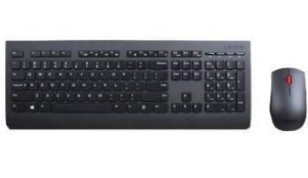 Lenovo Professional Wireless Keyboard and Mouse Combo – Niemiecki – Pełny rozmiar (100%) – Bezprzewodowy – RF Wireless – QWERTZ – Mysz w zestawie