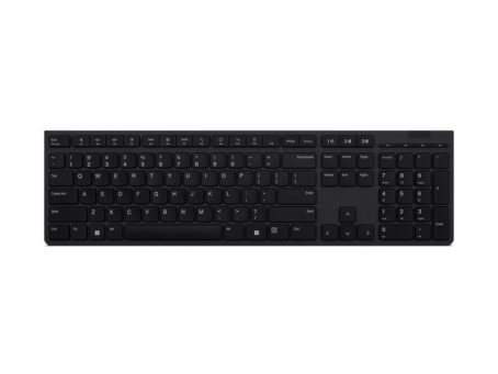Lenovo | Profesjonalna bezprzewodowa klawiatura ładowalna | 4Y41K04068 | Klawiatura | Bezprzewodowy | Stany Zjednoczone | Szary | Nożyczki przełączają klucze