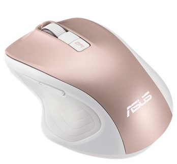 Mysz Asus Silent Wireless Mouse Rose Gold MW202 bezprzewodowa różowo-złota