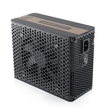 Zasilacz MODECOM Volcano ZAS-MC90-SM-750-ATX-VOLCANO-GOLD (750 W; Aktywne)