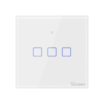 Dotykowy włącznik światła WiFi + RF 433 Sonoff T1 EU TX (3-kanałowy)