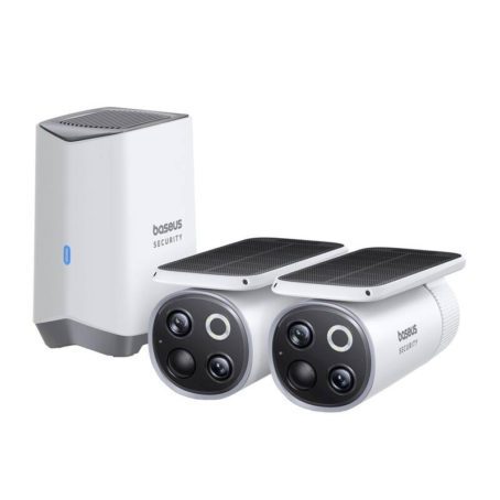 Kamera zewnętrzna Baseus S1 Pro 3K Dual (biała)