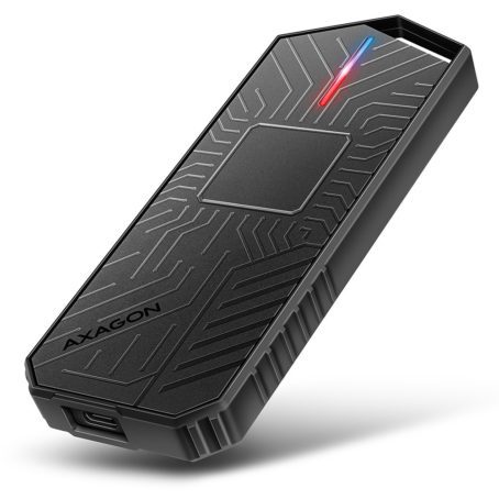 Obudowa SSD M.2 AXAGON EEM2-GAM, USB-C 10Gbps - NVMe & SATA SSD GAME M.2 box, bez skrótów