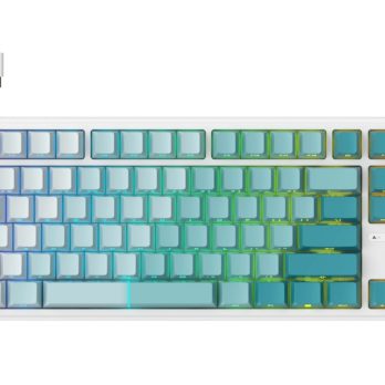Klawiatura gamingowa Havit KB901L (biało-zielony)