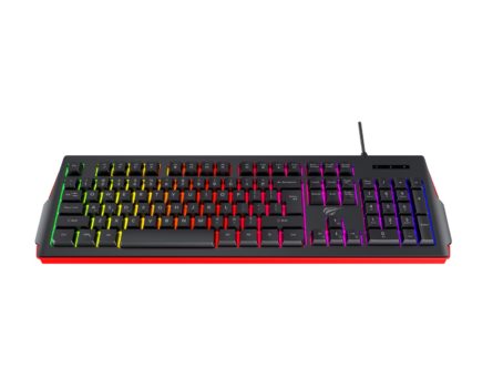 Klawiatura gamingowa Havit KB866L (czarno-czerwony)