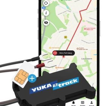 IoT YUKAtrack easyWire 4G AIO GPS Lokalizator samochodowy z kartą SIM + płaskie dane