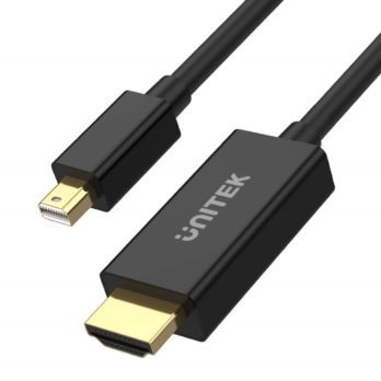 UNITEK ADAPTER MINIDP – HDMI, 4K@30HZ, KABEL 2M