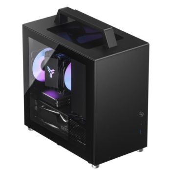 Obudowa Jonsbo T8 PLUS Mini-ITX, szkło hartowane – czarna