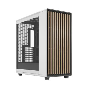 Przezroczysta obudowa Fractal Design North XL RC Chalk TG, Midi-Tower, ATX, Szkło hartowane – białe