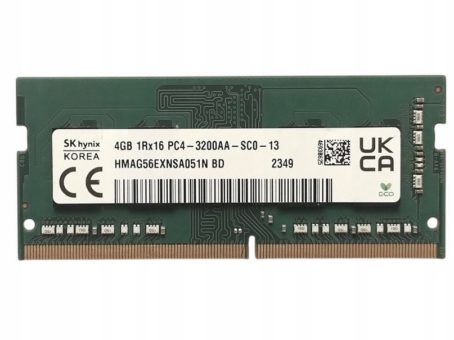 Pamięć RAM 4GB Hynix SO-DIMM DDR4 3200MHz PC4-3200A