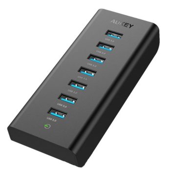 AUKEY CB-H3 HUB USB 7W1 AKTYWNY 7XUSB 3.0 5GBPS