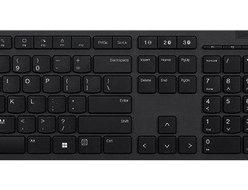 Lenovo 4X31K03968 klawiatura Dołączona myszka Biuro RF Wireless + Bluetooth US English Szary