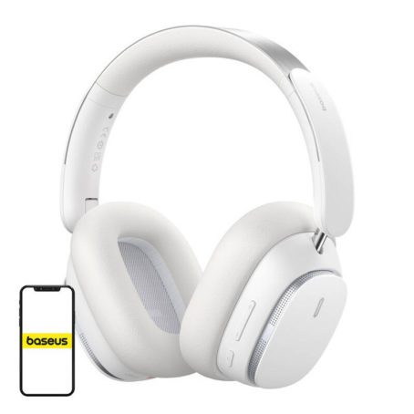 Słuchawki bezprzewodowe Bluetooth 5.2 Baseus Bowie H1 PRO (biały)