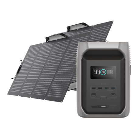 Zestaw: Stacja zasilania EcoFlow Delta 3 1500 + 2x panel fotowoltaiczny 220W