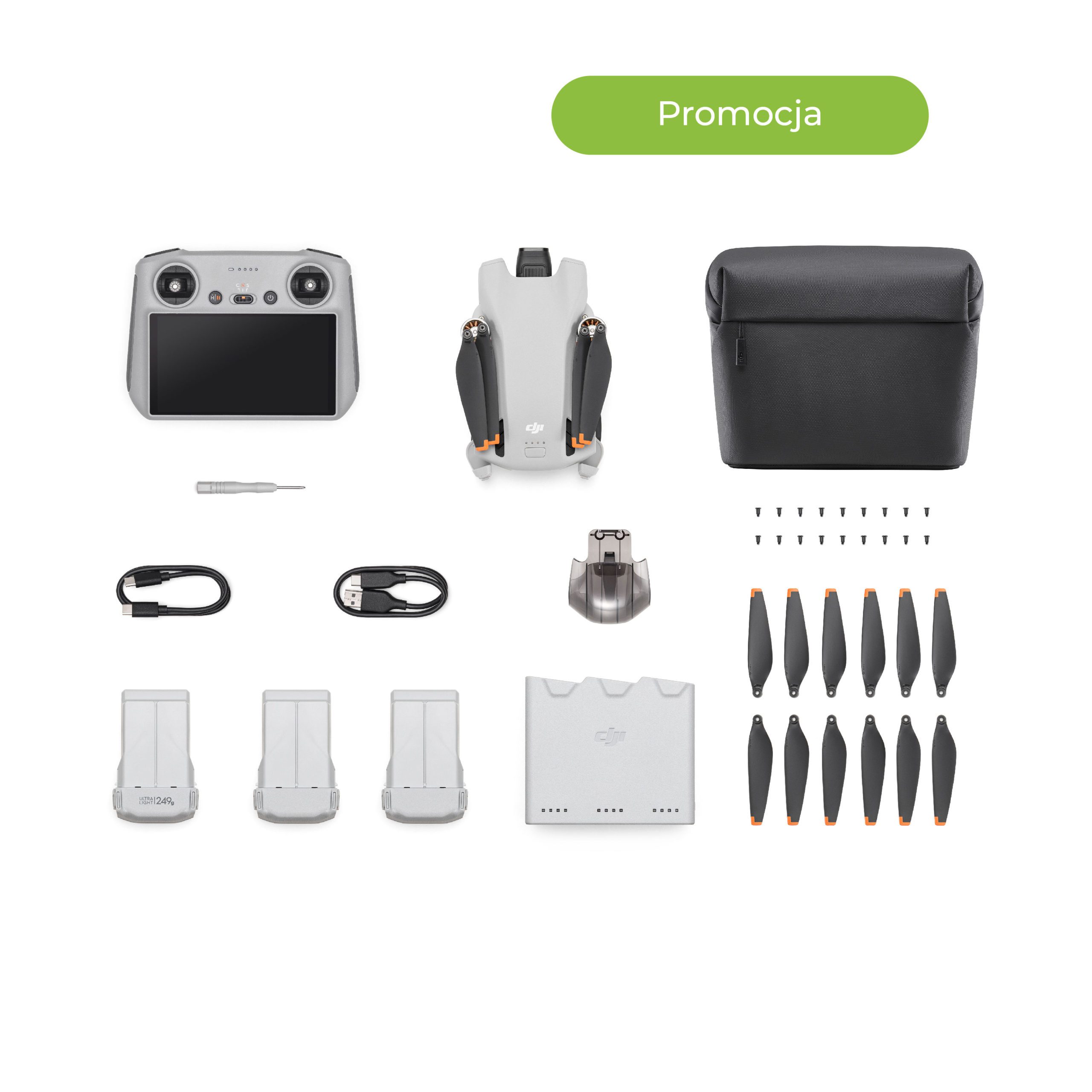 Dron DJI Mini 3 Fly More Combo (DJI RC)