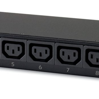 APC RACK PDU, METERED, 1U, 16A, 208/230V, (8) C13