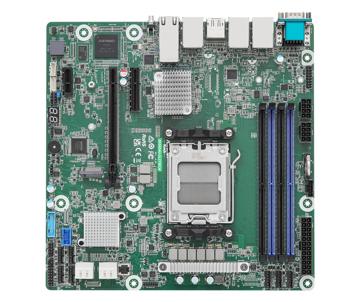 Asrock B650D4U-2L2T/BCM płyta główna AMD B650 Express Gniazdo AM5 micro ATX