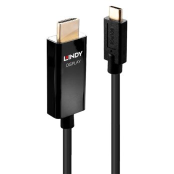Adapter LINDY USB-C – HDMI 4K60 1m Czarny