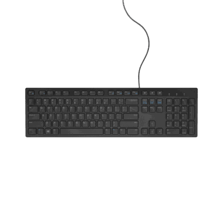 Klawiatura Dell KB216 580-ADHK_1017806533983 (membranowa; USB; (EU), (US); kolor czarny)