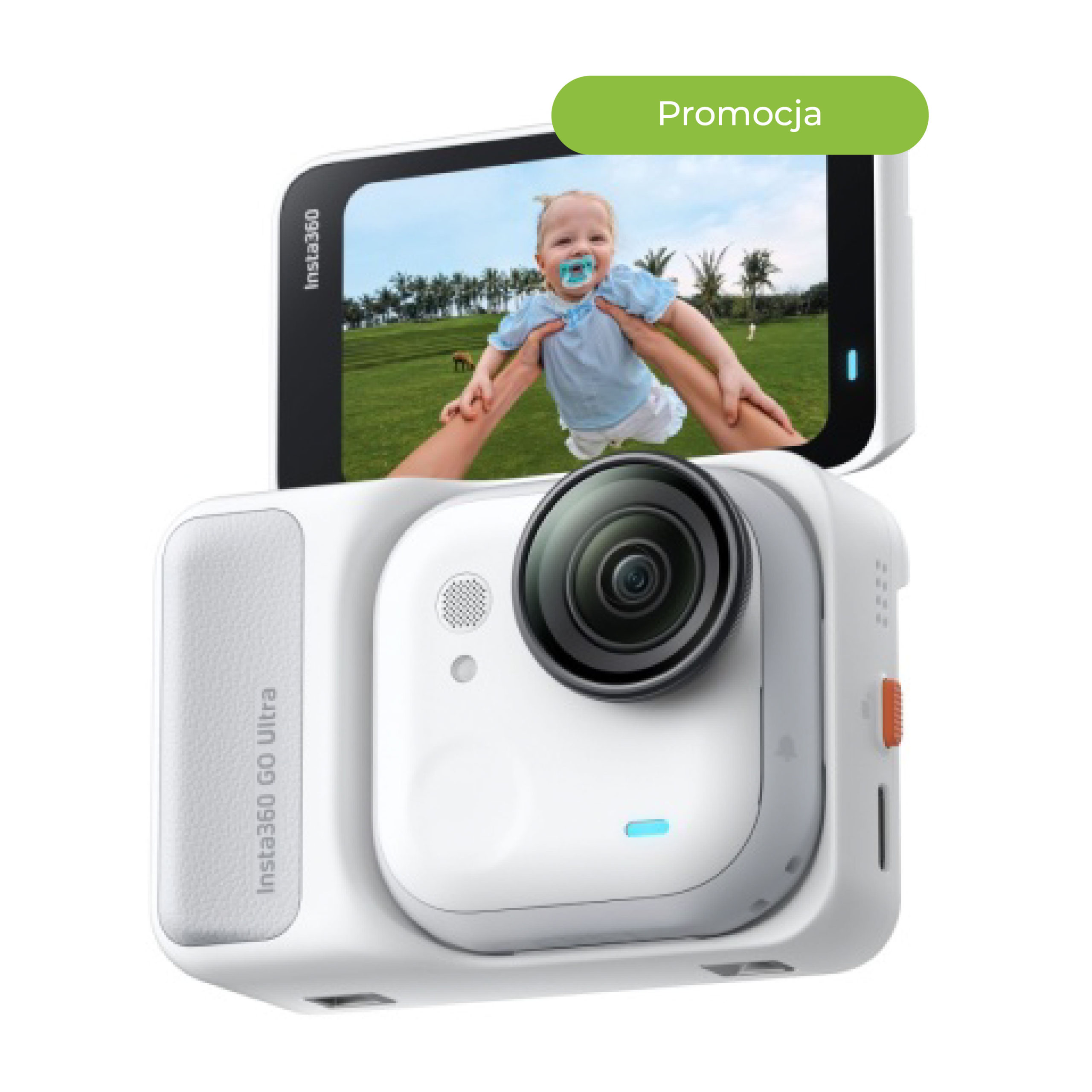 Insta360 GO Ultra Creator Bundle (Arctic White) - kamera sportowa 53g